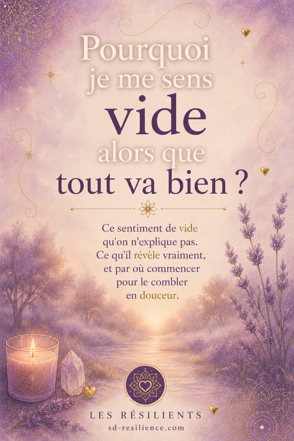 Pourquoi je me sens vide alors que tout va bien ? — Les Résilients