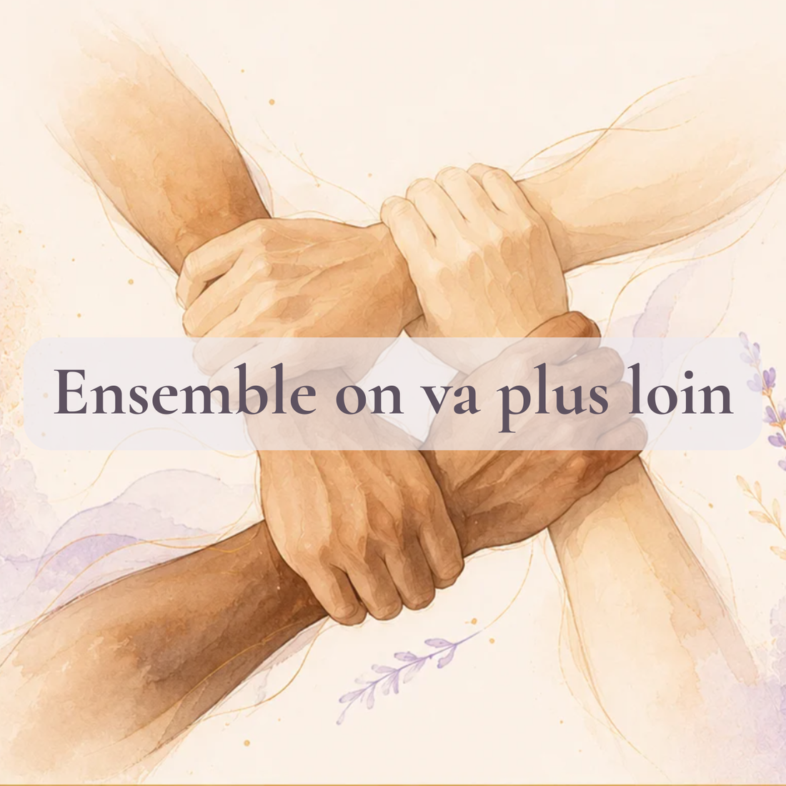 Je marche juste devant toi
