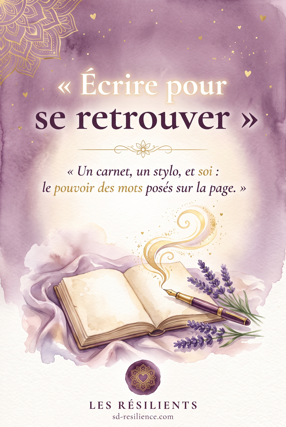 Écrire pour se retrouver : le pouvoir du carnet — Les Résilients