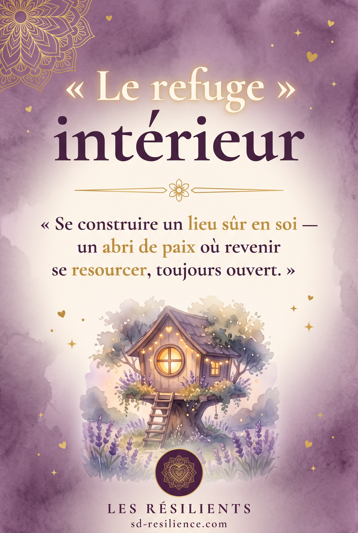 Le refuge intérieur : se construire un lieu sûr en soi — Les Résilients