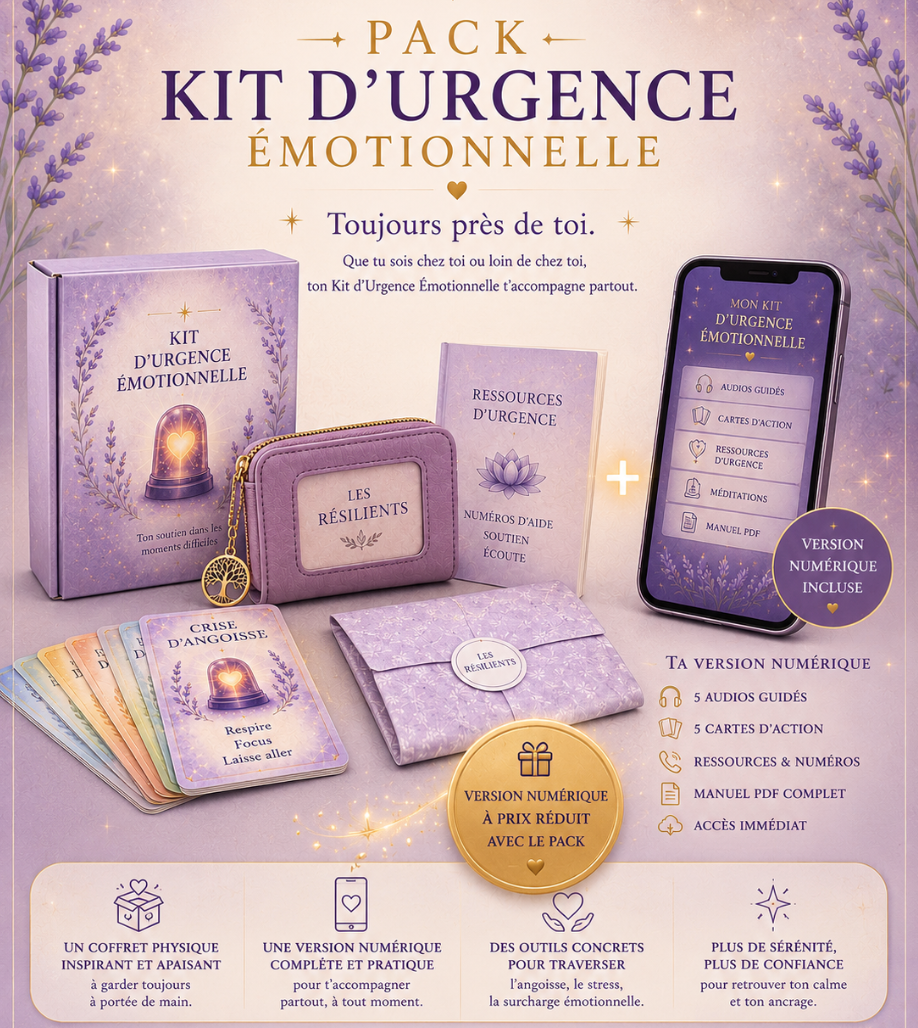 Pack Kit d'Urgence — Numérique (maintenant) + Physique (décembre)