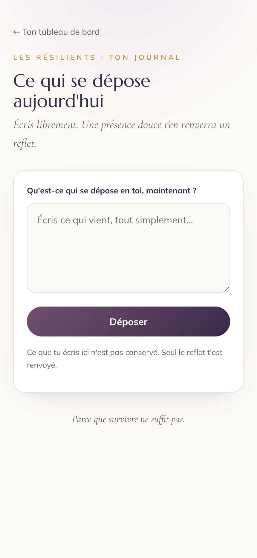 écran journal