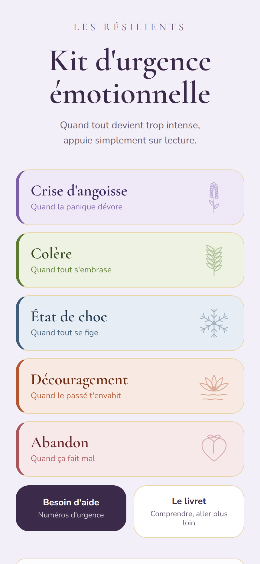 kit écran accueil