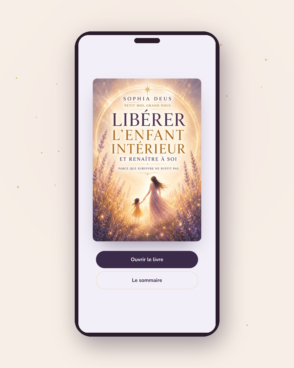 Livre numérique interactif — Petit moi, grand nous : libérer l'enfant intérieur et renaître après un traumatisme